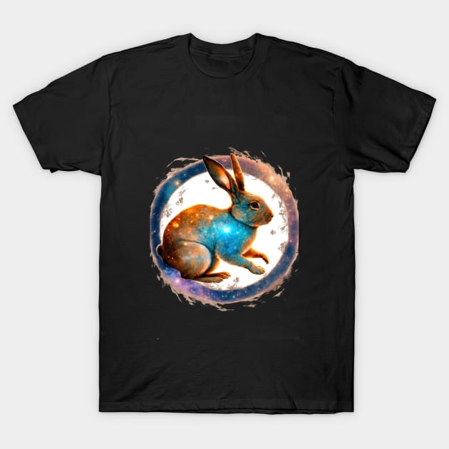 Year of the rabbit chinese zodiac sign with circle T-Shirt by Art8085
